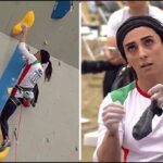 L'atleta iraniana Elnaz Rekabi gareggia senza hijab